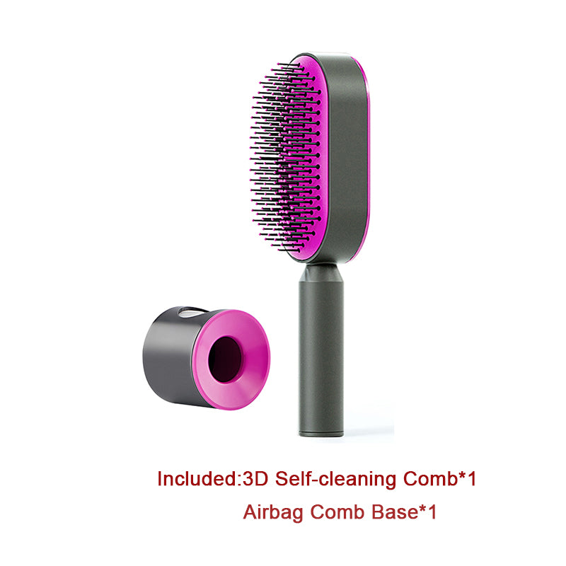 Self-Clean Hairbrush