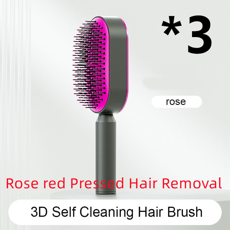 Self-Clean Hairbrush
