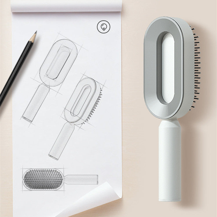 Self-Clean Hairbrush