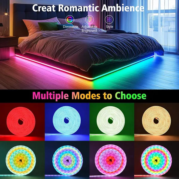 RGB Neon LED Strip Lights 16.4Ft