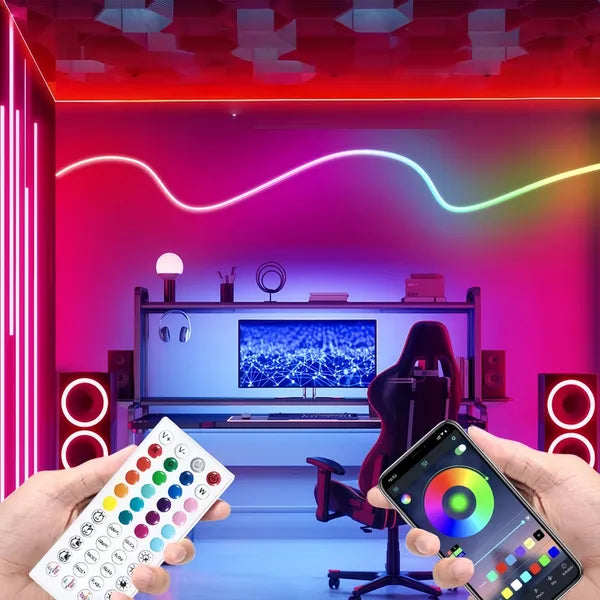 RGB Neon LED Strip Lights 16.4Ft