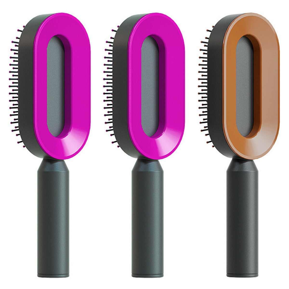 Self-Clean Hairbrush