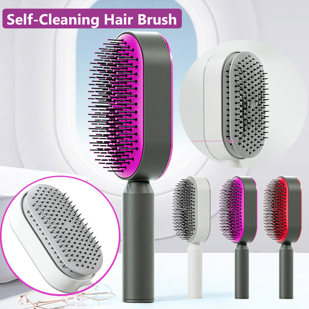 Self-Clean Hairbrush