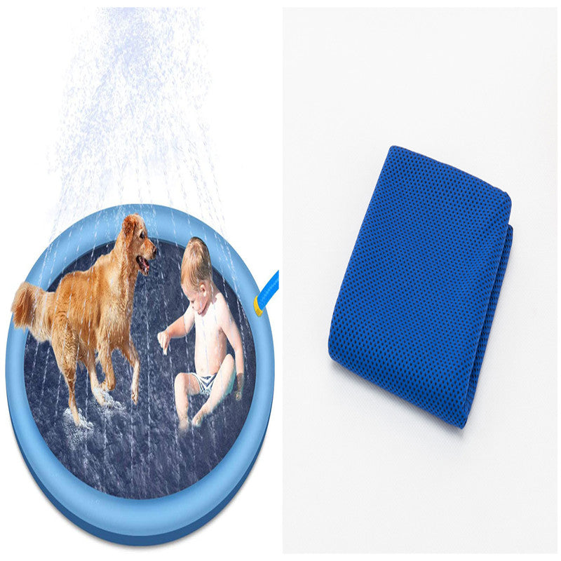 Kids & Pet Splash Pad Fountain Mat