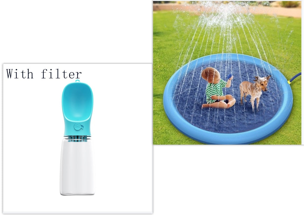 Kids & Pet Splash Pad Fountain Mat